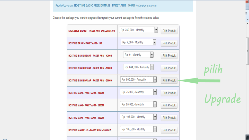 langkah upgrade hosting upgrade3 apikhosting