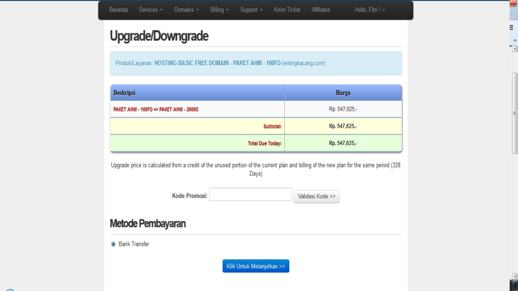 langkah upgrade hosting upgrade4 apikhosting